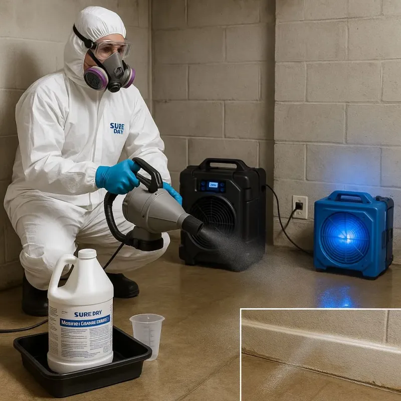 Sanitization and Odor Removal process in Andrews, TX